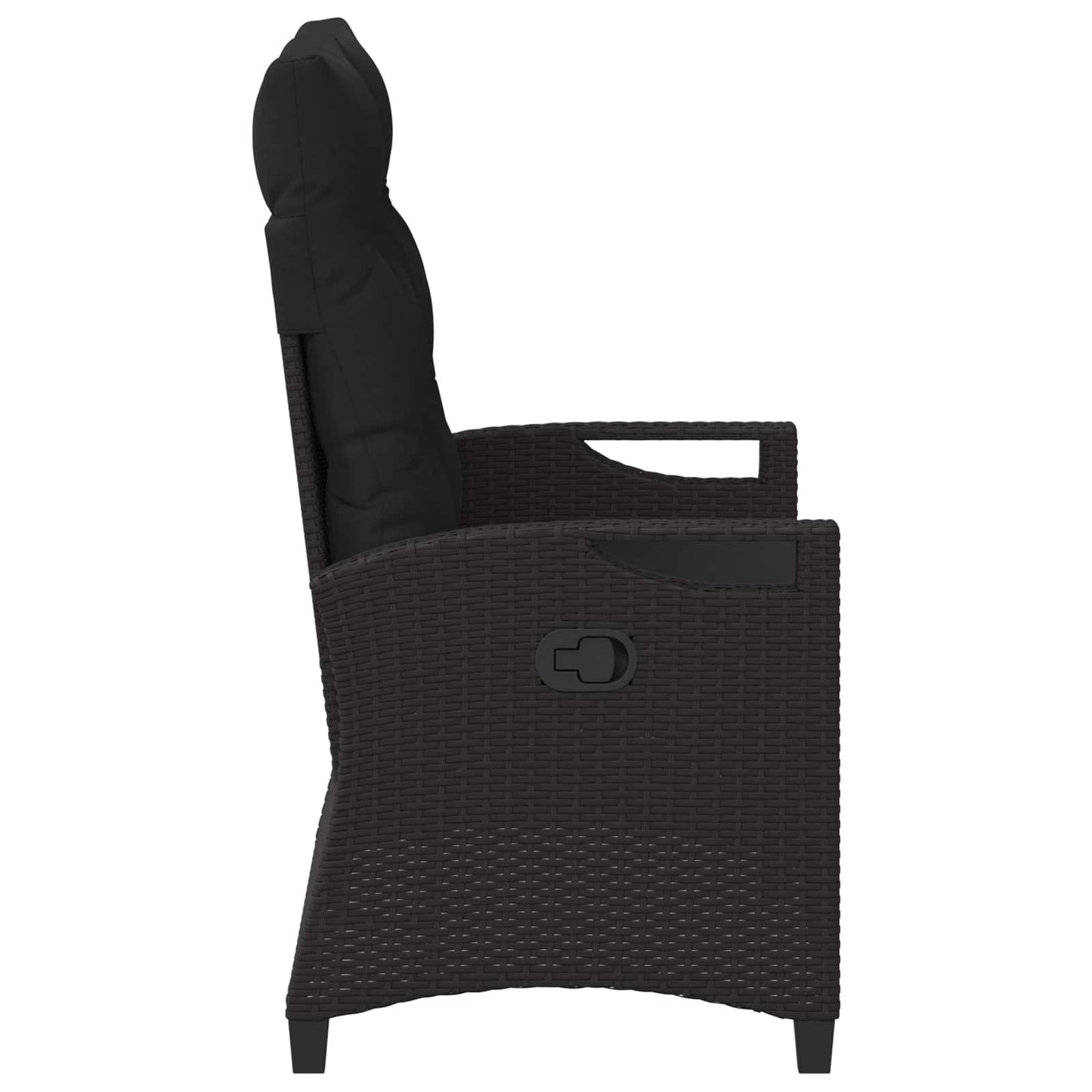 Havebænk Med Pude 105 X 60 X 112 Cm Stål Og Polyester - Billede 5