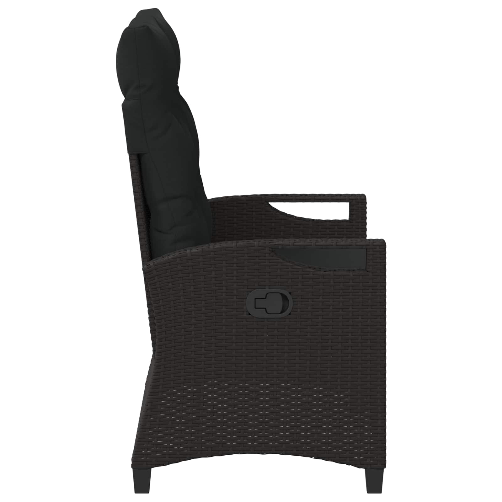 Havebænk Med Pude 105 X 60 X 112 Cm Stål Og Polyester - Billede 5