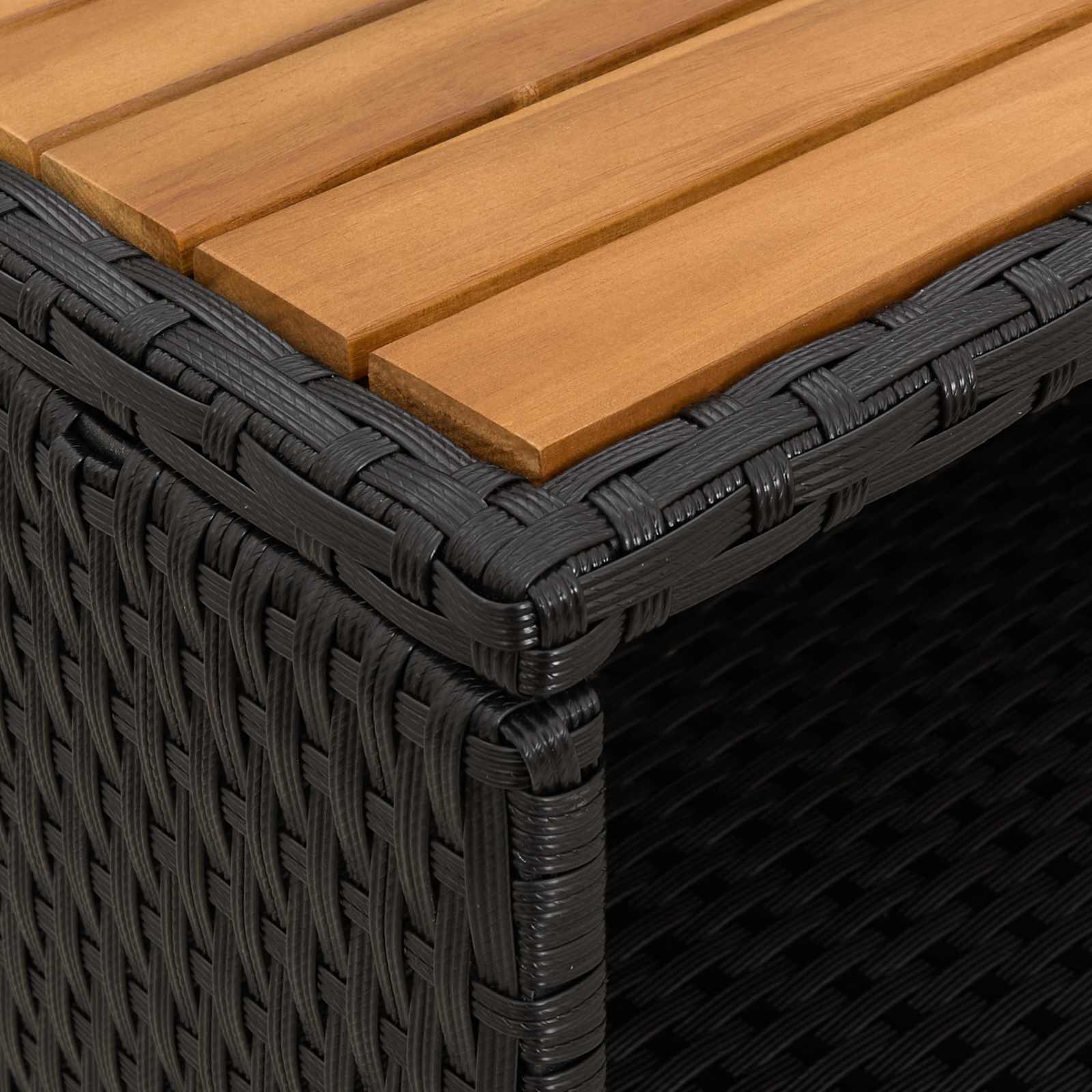 Kabinet Med Hylde 70 X 50 X 87 Cm Polyester Og Roly Rattan - Billede 9
