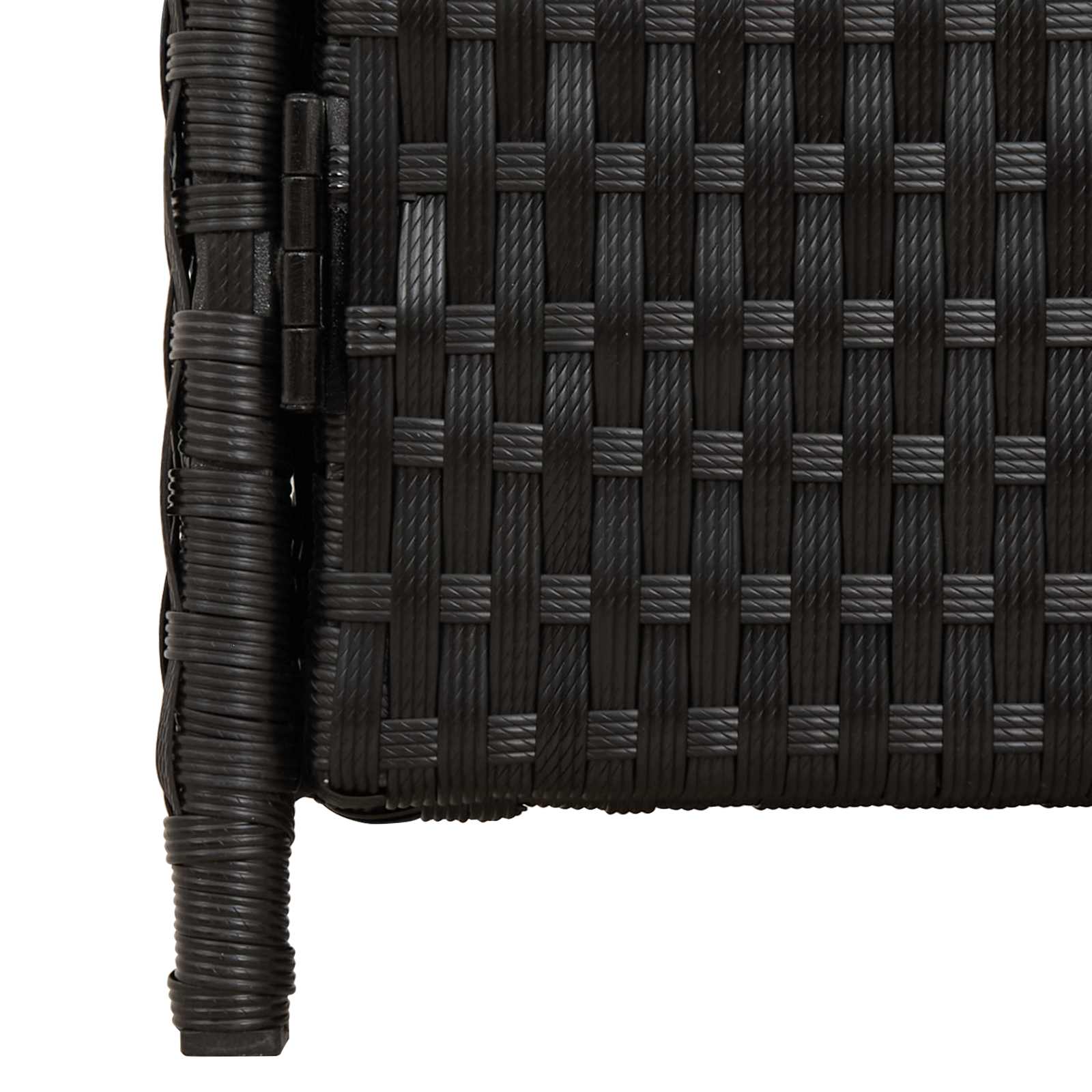 Kabinet Med Hylde 70 X 50 X 87 Cm Polyester Og Roly Rattan - Billede 11