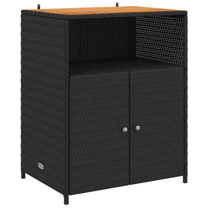 Kabinet Med Hylde 70 X 50 X 87 Cm Polyester Og Roly Rattan - Billede 2