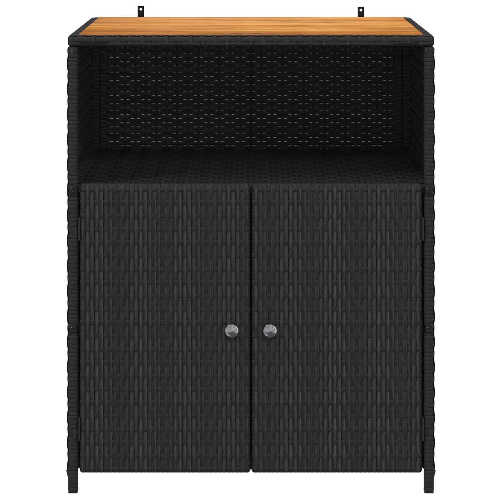 Kabinet Med Hylde 70 X 50 X 87 Cm Polyester Og Roly Rattan - Billede 5