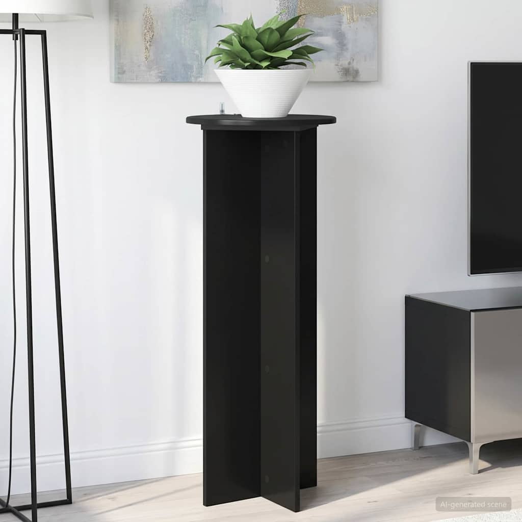Planteholder 2 Dele Ø40 X 100 Cm Konstrueret Træ - Hovedbillede