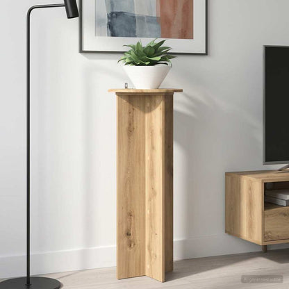 Planteholder 2 Dele Ø40 X 100 Cm Konstrueret Træ