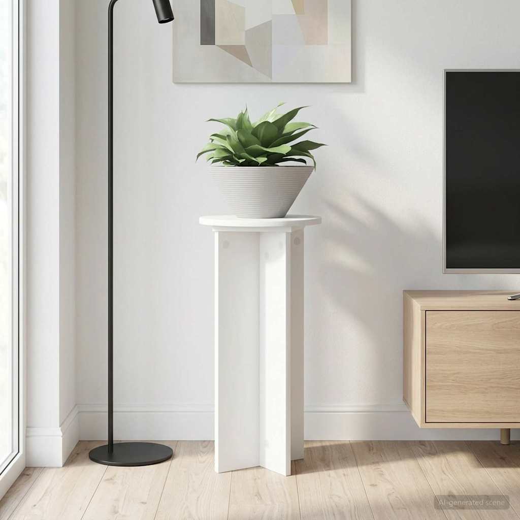 Planteholder 2 Dele Ø40 X 100 Cm Konstrueret Træ