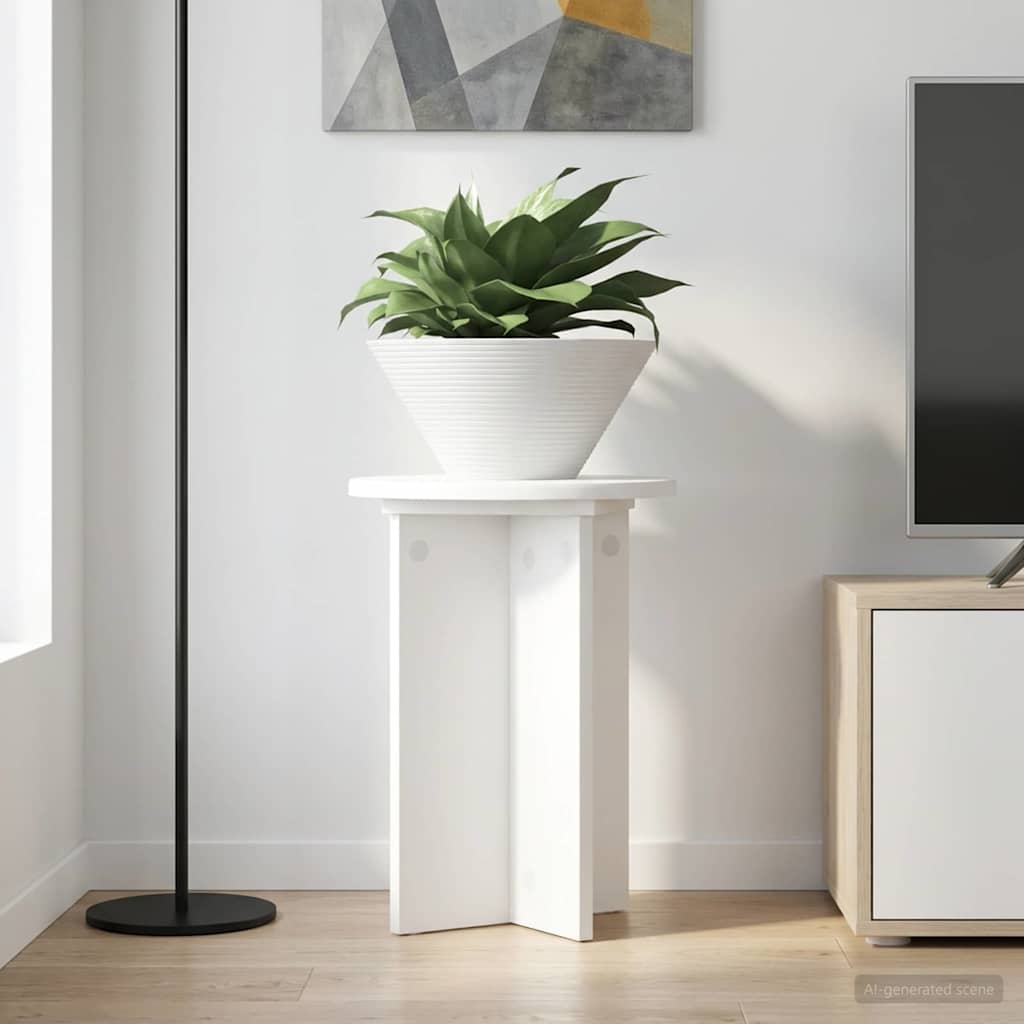 Planteholder 2 Dele Ø40 X 100 Cm Konstrueret Træ