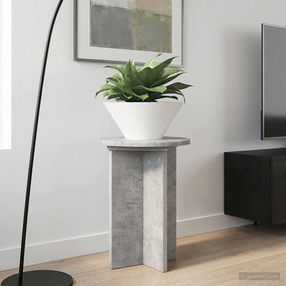 Planteholder 2 Dele Ø40 X 100 Cm Konstrueret Træ