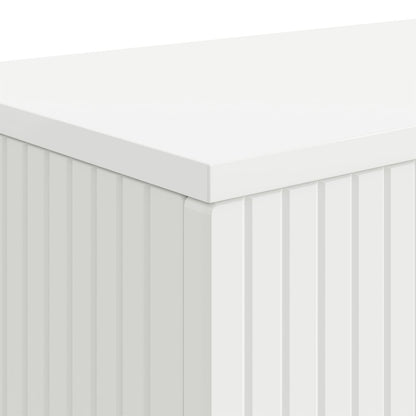 Konsolbord Stribet Konstrueret Træ - Billede 8