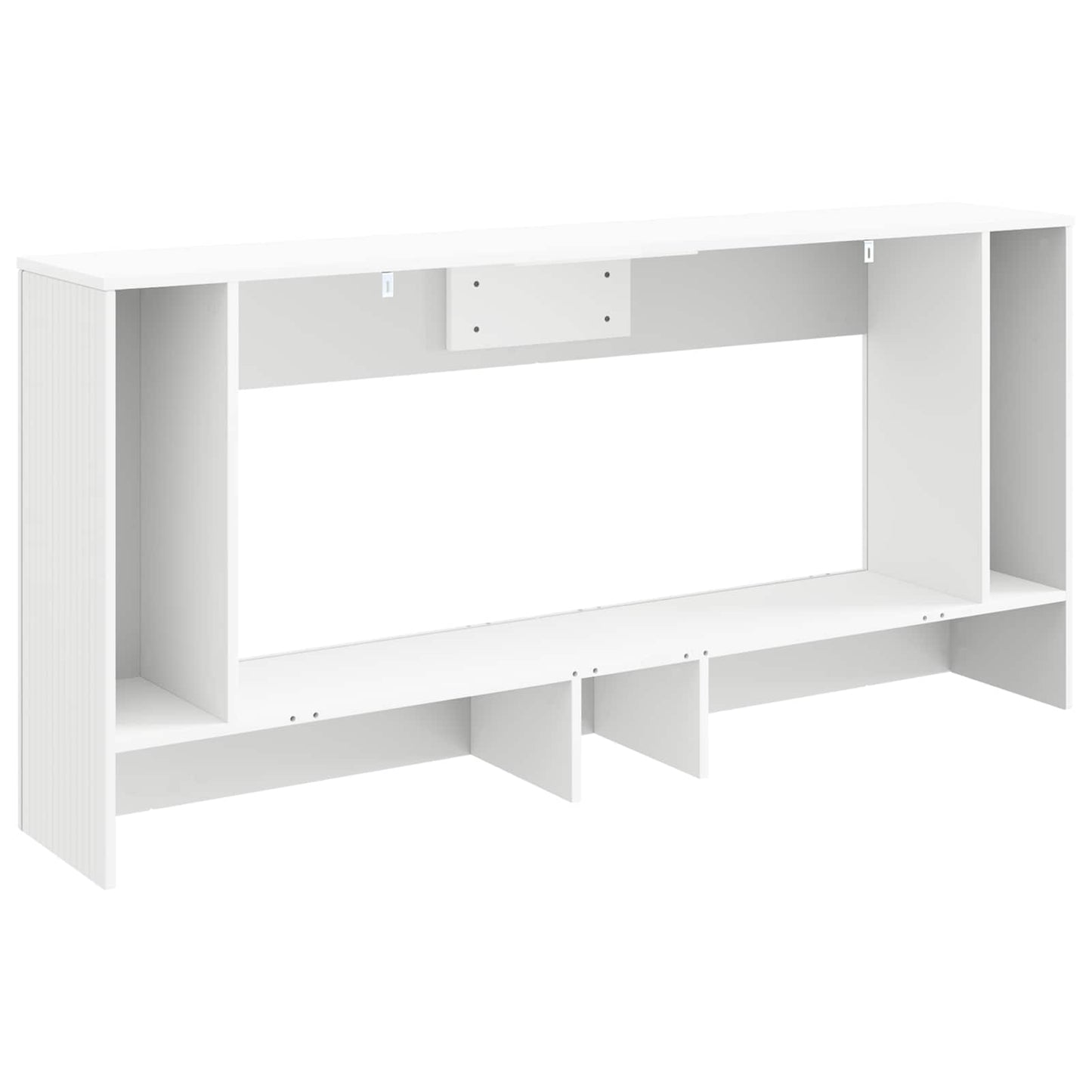 Konsolbord Stribet Konstrueret Træ - Billede 7