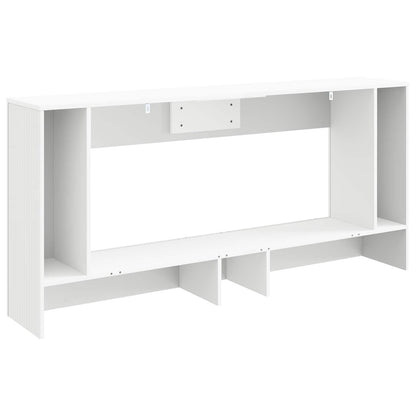 Konsolbord Stribet Konstrueret Træ - Billede 7
