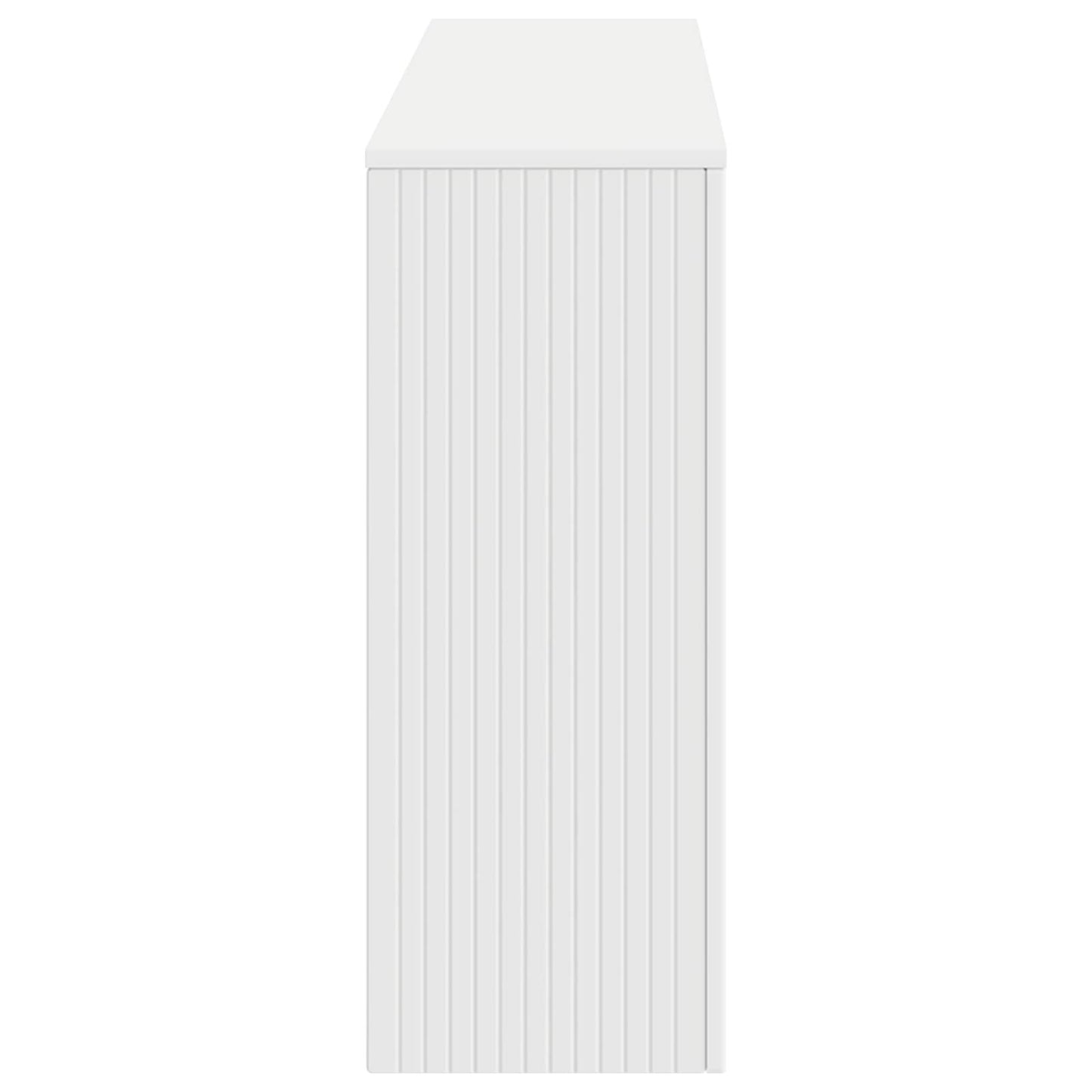 Konsolbord Stribet Konstrueret Træ - Billede 6