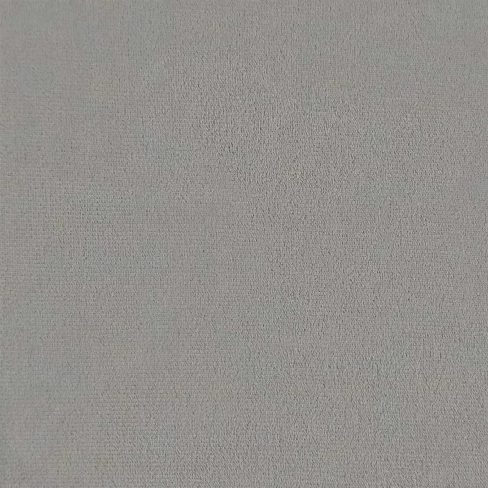Sengestel Med Hovedgærde Lysegrå 140 X 190 Cm Fløjl - Billede 8