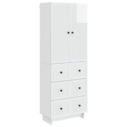 Skab Sæt 2 Dele 66 X 34,5 X 90 Cm Konstrueret Træ - Variant 3416380