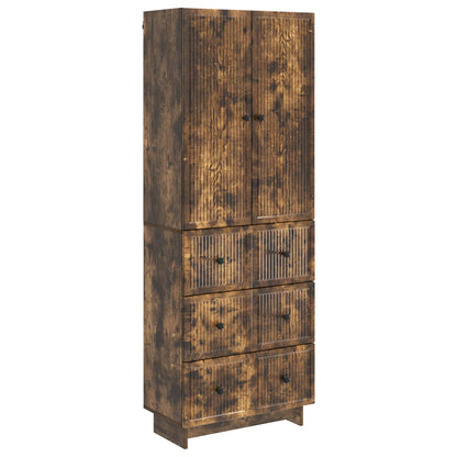 Skab Sæt 2 Dele 66 X 34,5 X 90 Cm Konstrueret Træ - Variant 3416381
