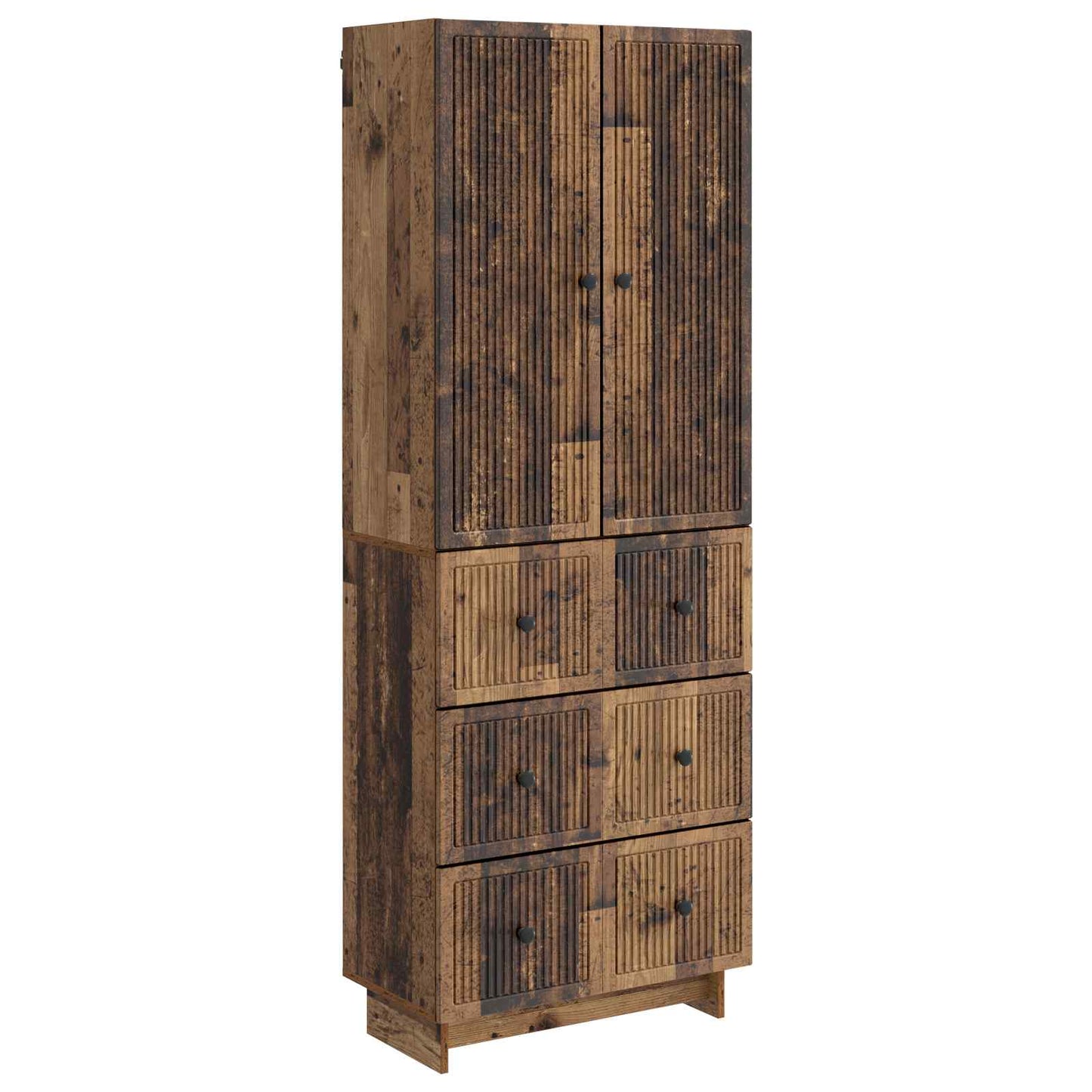 Skab Sæt 2 Dele 66 X 34,5 X 90 Cm Konstrueret Træ - Variant 3416383