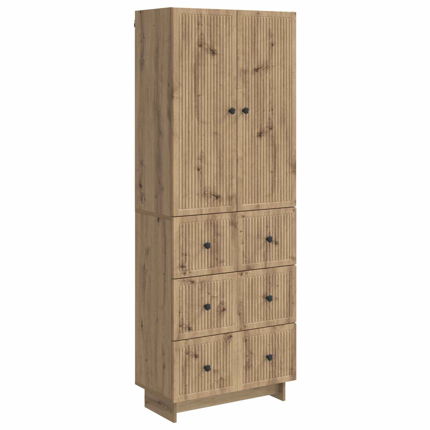 Skab Sæt 2 Dele 66 X 34,5 X 90 Cm Konstrueret Træ - Variant 3416384