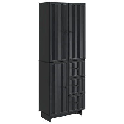 Skab Sæt 2 Dele 66 X 34,5 X 90 Cm Konstrueret Træ - Billede 2