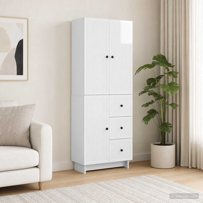 Skab Sæt 2 Dele 66 X 34,5 X 90 Cm Konstrueret Træ - Variant 3416398