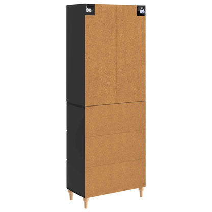 Skab Sæt 2 Dele 66 X 34,5 X 90 Cm Konstrueret Træ - Billede 6