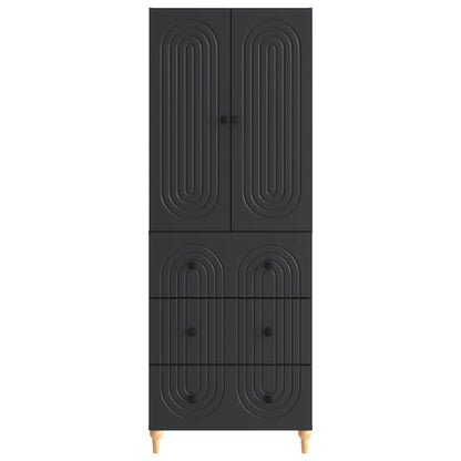 Skab Sæt 2 Dele 66 X 34,5 X 90 Cm Konstrueret Træ - Billede 4