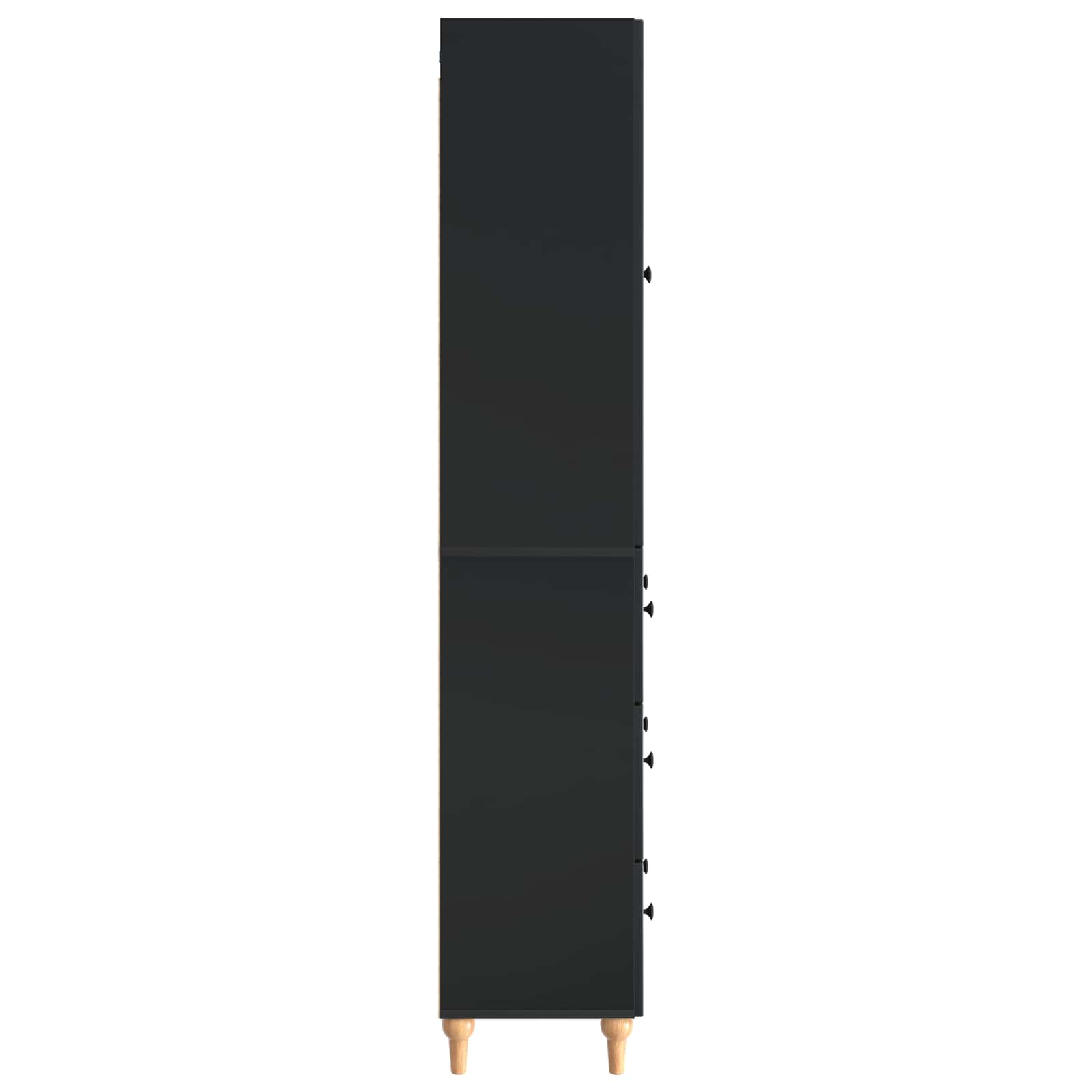 Skab Sæt 2 Dele 66 X 34,5 X 90 Cm Konstrueret Træ - Billede 5