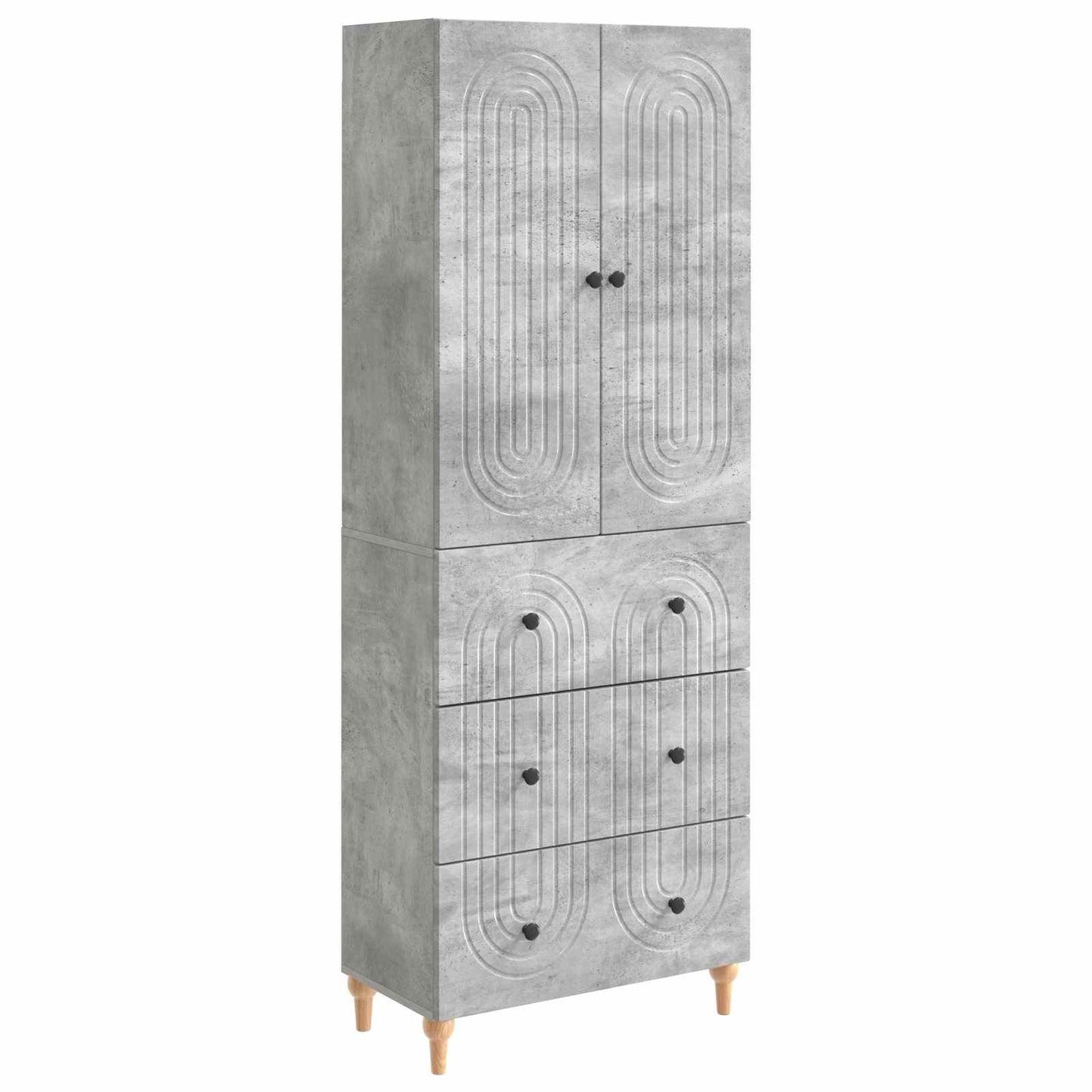 Skab Sæt 2 Dele 66 X 34,5 X 90 Cm Konstrueret Træ
