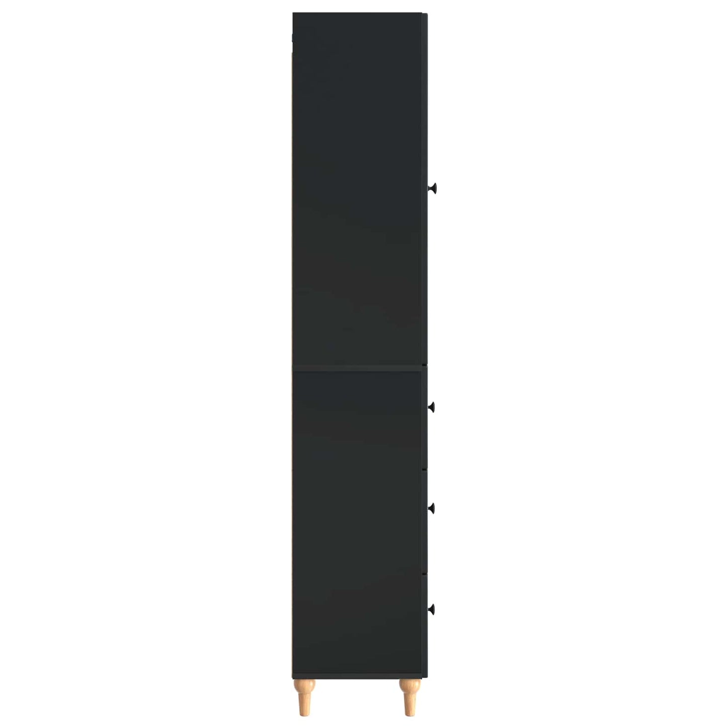Skab Sæt 2 Dele 33 X 34,5 X 90 Cm Konstrueret Træ - Billede 5
