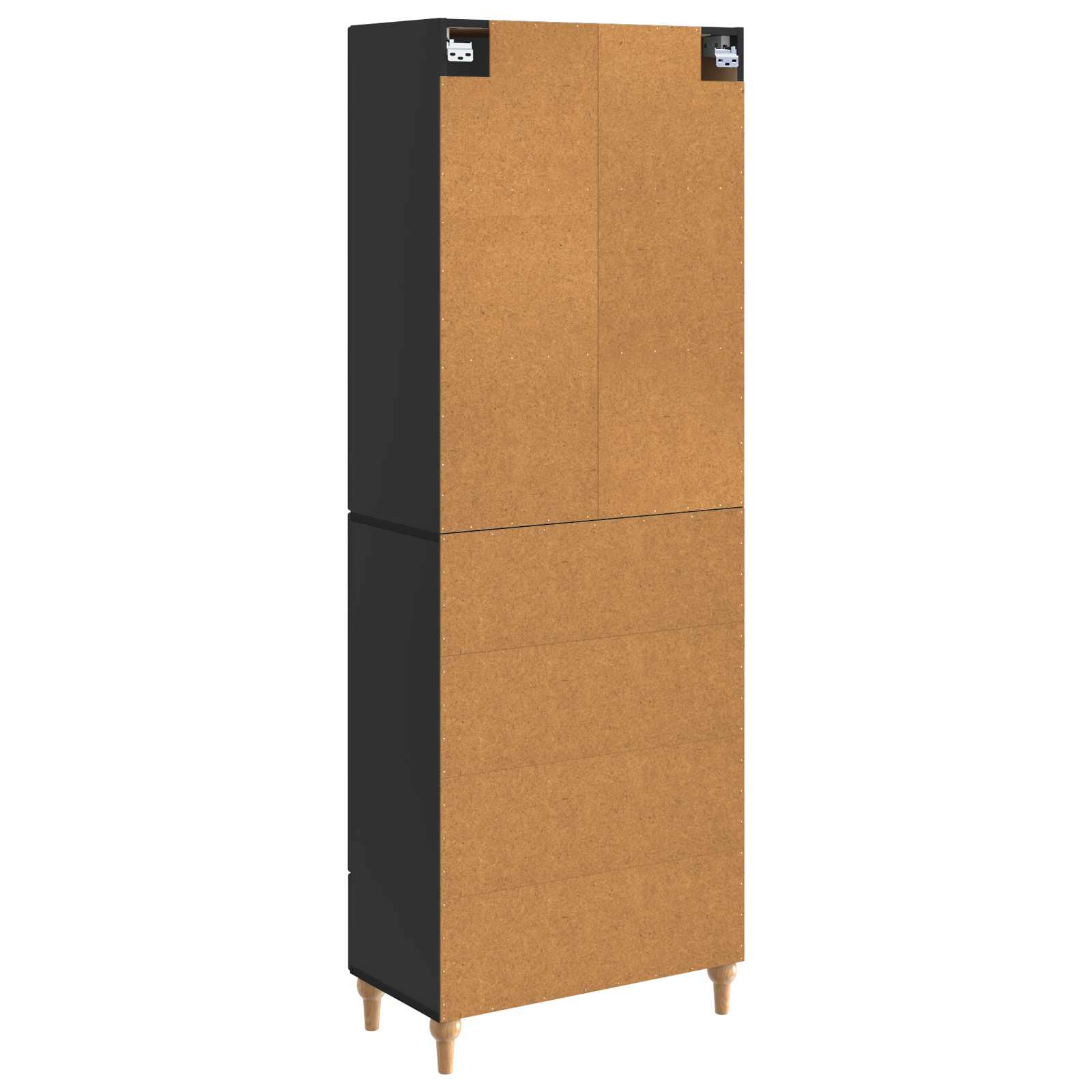 Skab Sæt 2 Dele 66 X 34,5 X 90 Cm Konstrueret Træ - Billede 6