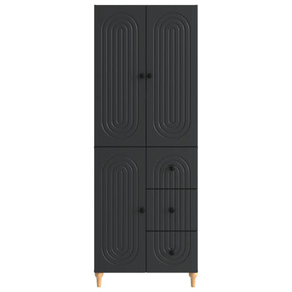 Skab Sæt 2 Dele 66 X 34,5 X 90 Cm Konstrueret Træ - Billede 4