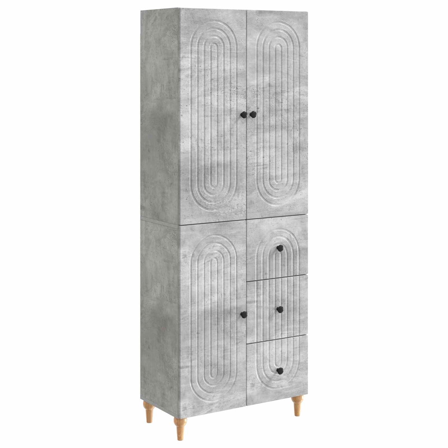 Skab Sæt 2 Dele 66 X 34,5 X 90 Cm Konstrueret Træ