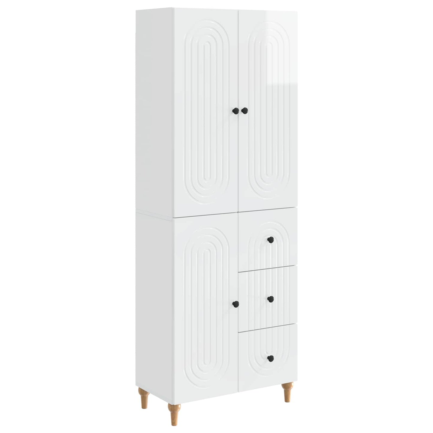 Skab Sæt 2 Dele 66 X 34,5 X 90 Cm Konstrueret Træ