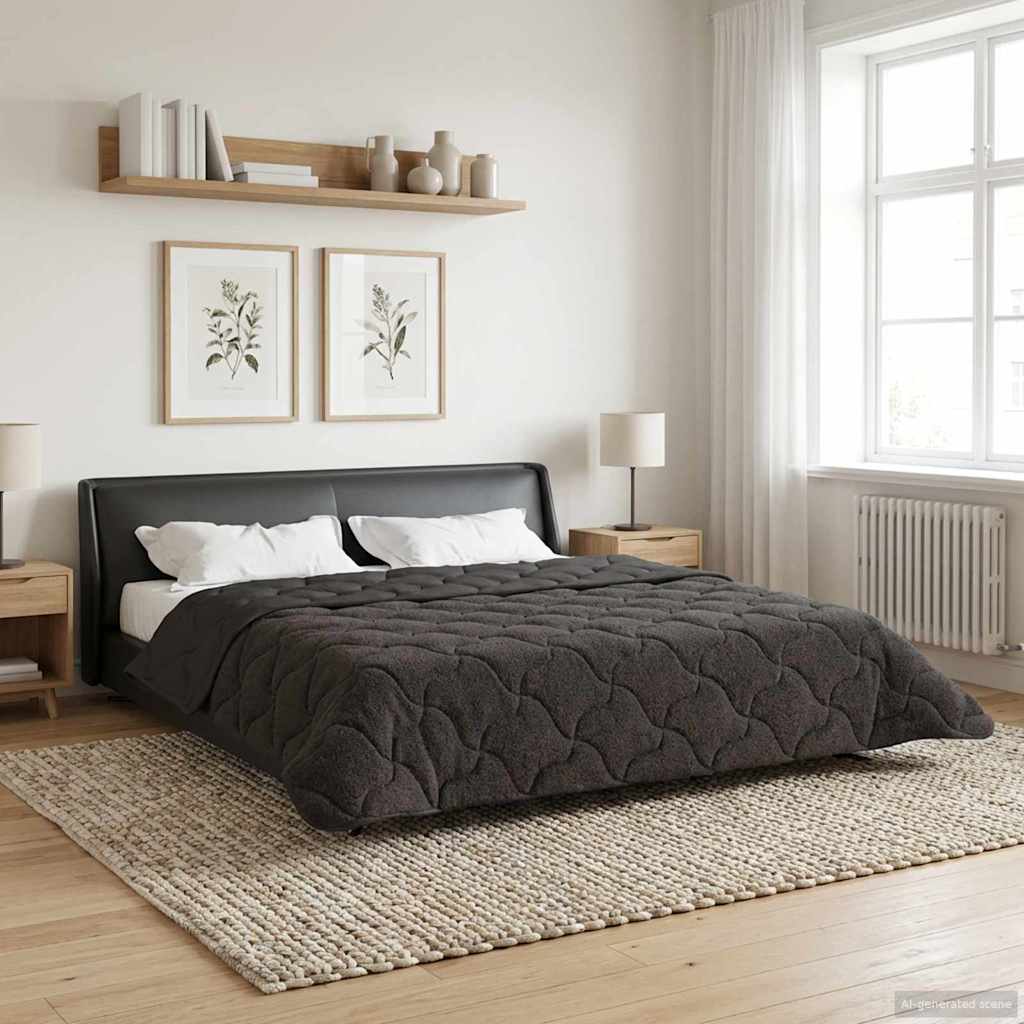 Vinter Dyne 220 X 240 Cm Mikrofiber Og Teddy Fleece
