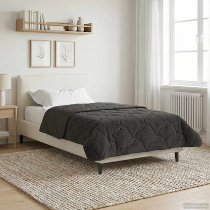 Vinter Dyne 220 X 240 Cm Mikrofiber Og Teddy Fleece
