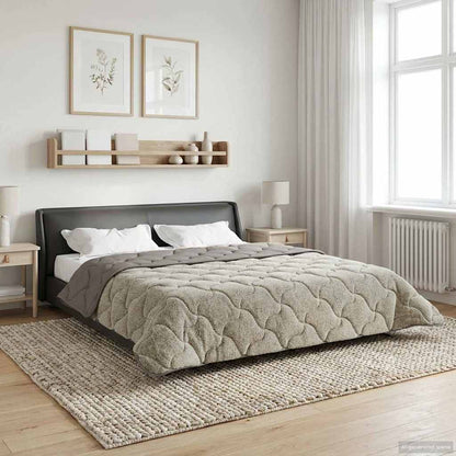 Vinter Dyne 220 X 240 Cm Mikrofiber Og Teddy Fleece