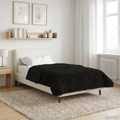 Vinter Dyne 220 X 240 Cm Mikrofiber Og Teddy Fleece