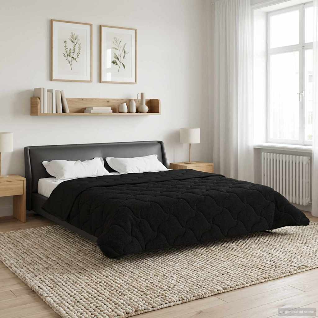 Vinter Dyne 220 X 240 Cm Mikrofiber Og Teddy Fleece