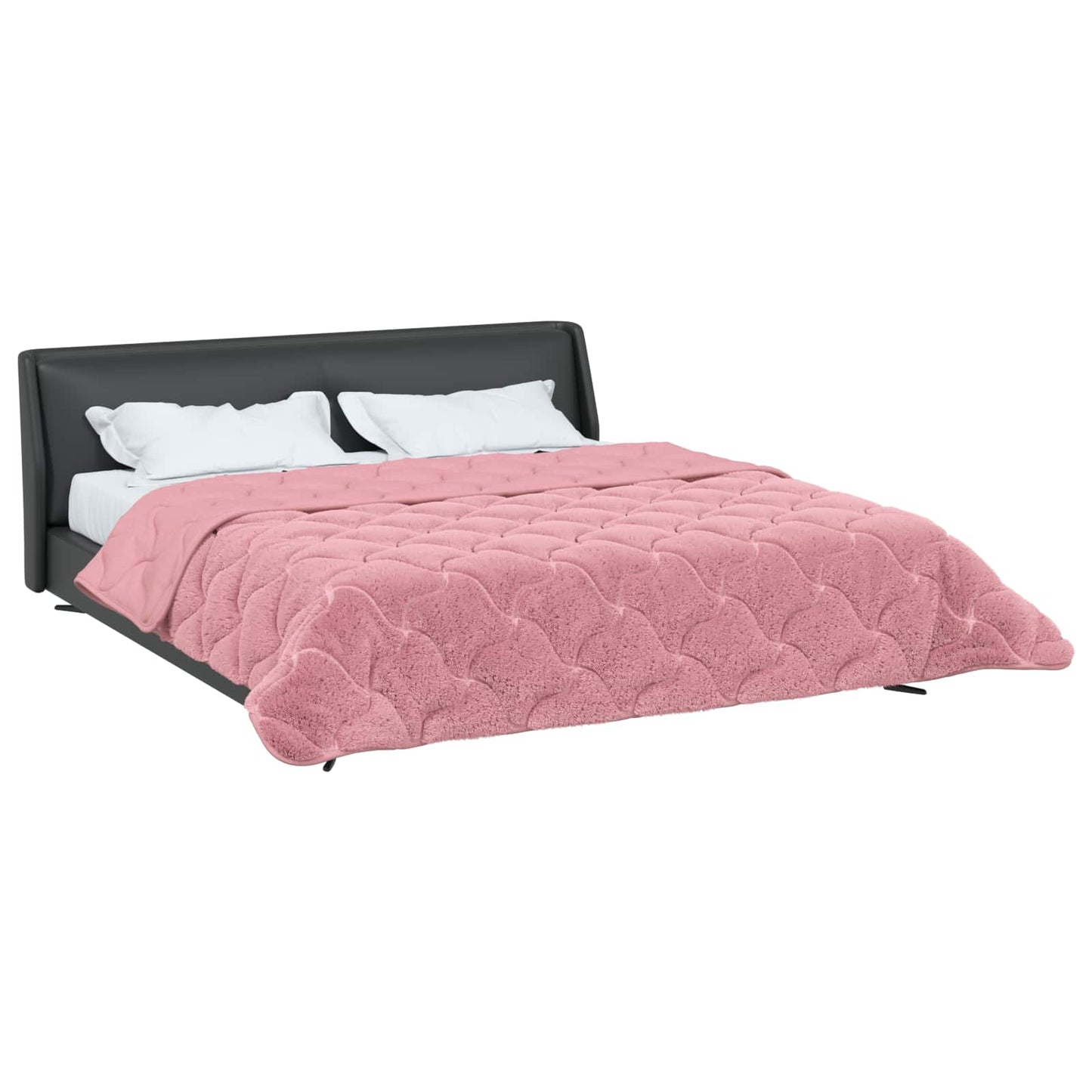 Vinter Dyne 220 X 240 Cm Mikrofiber Og Teddy Fleece - Billede 3