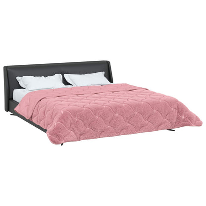 Vinter Dyne 220 X 240 Cm Mikrofiber Og Teddy Fleece - Billede 3