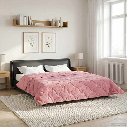 Vinter Dyne 220 X 240 Cm Mikrofiber Og Teddy Fleece