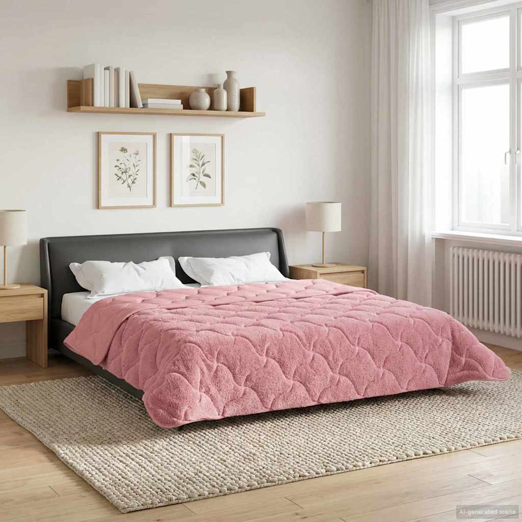 Vinter Dyne 220 X 240 Cm Mikrofiber Og Teddy Fleece