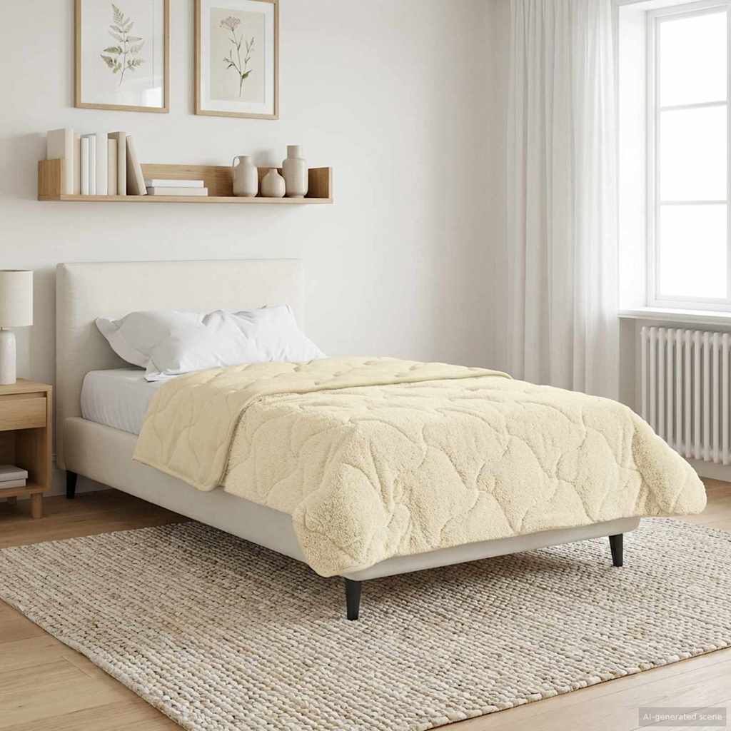 Vinter Dyne 220 X 240 Cm Mikrofiber Og Teddy Fleece
