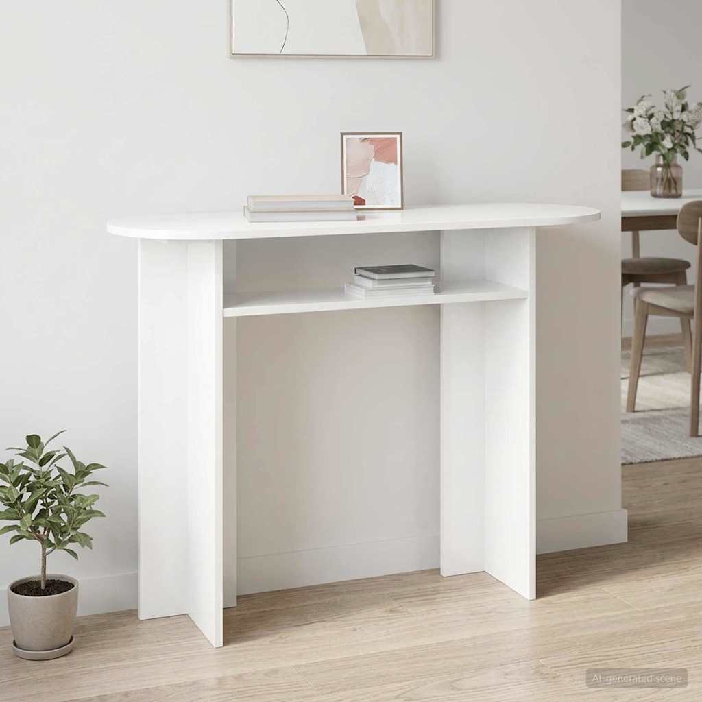 Konsolbord 100 X 39,5 X 75 Cm Konstrueret Træ - Hovedbillede