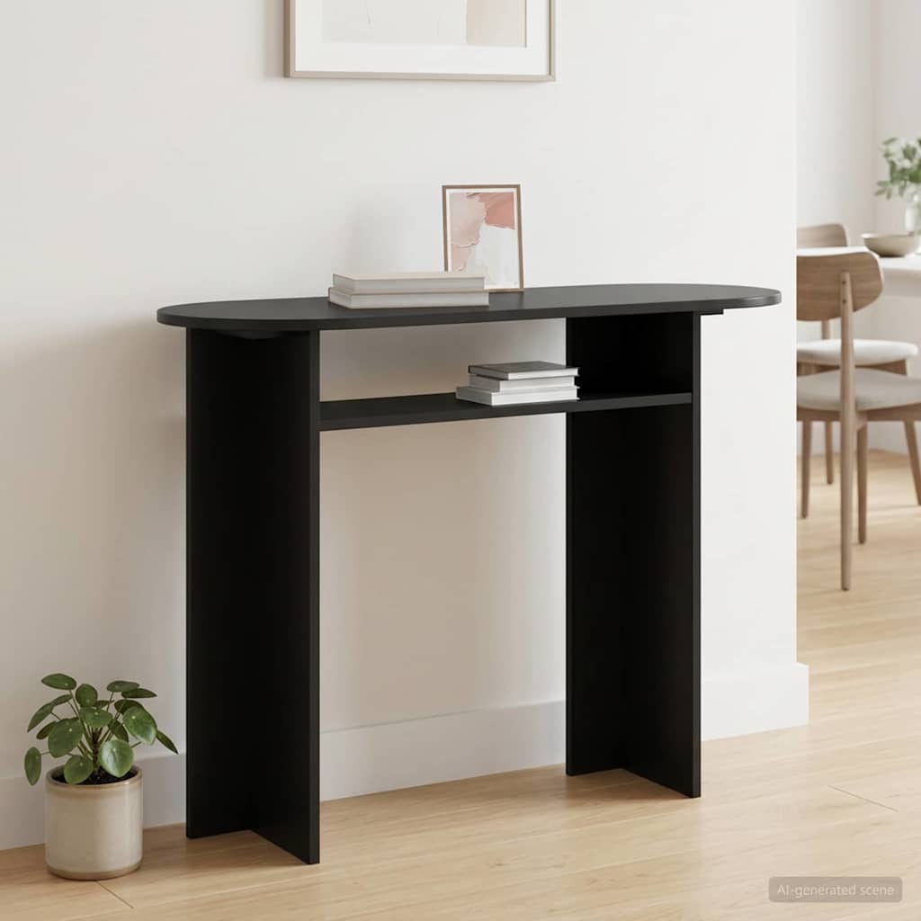 Konsolbord 100 X 39,5 X 75 Cm Konstrueret Træ