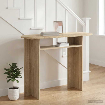 Konsolbord 100 X 39,5 X 75 Cm Konstrueret Træ