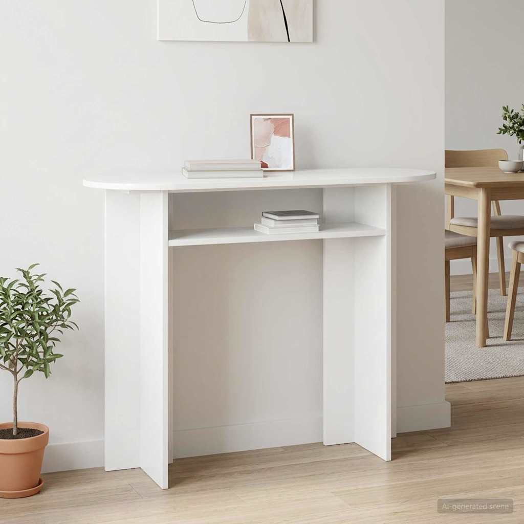 Konsolbord 100 X 39,5 X 75 Cm Konstrueret Træ