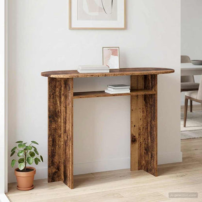 Konsolbord 100 X 39,5 X 75 Cm Konstrueret Træ