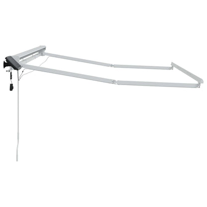 Manuel Markise-ramme Med Led-lys Aluminium - Billede 6