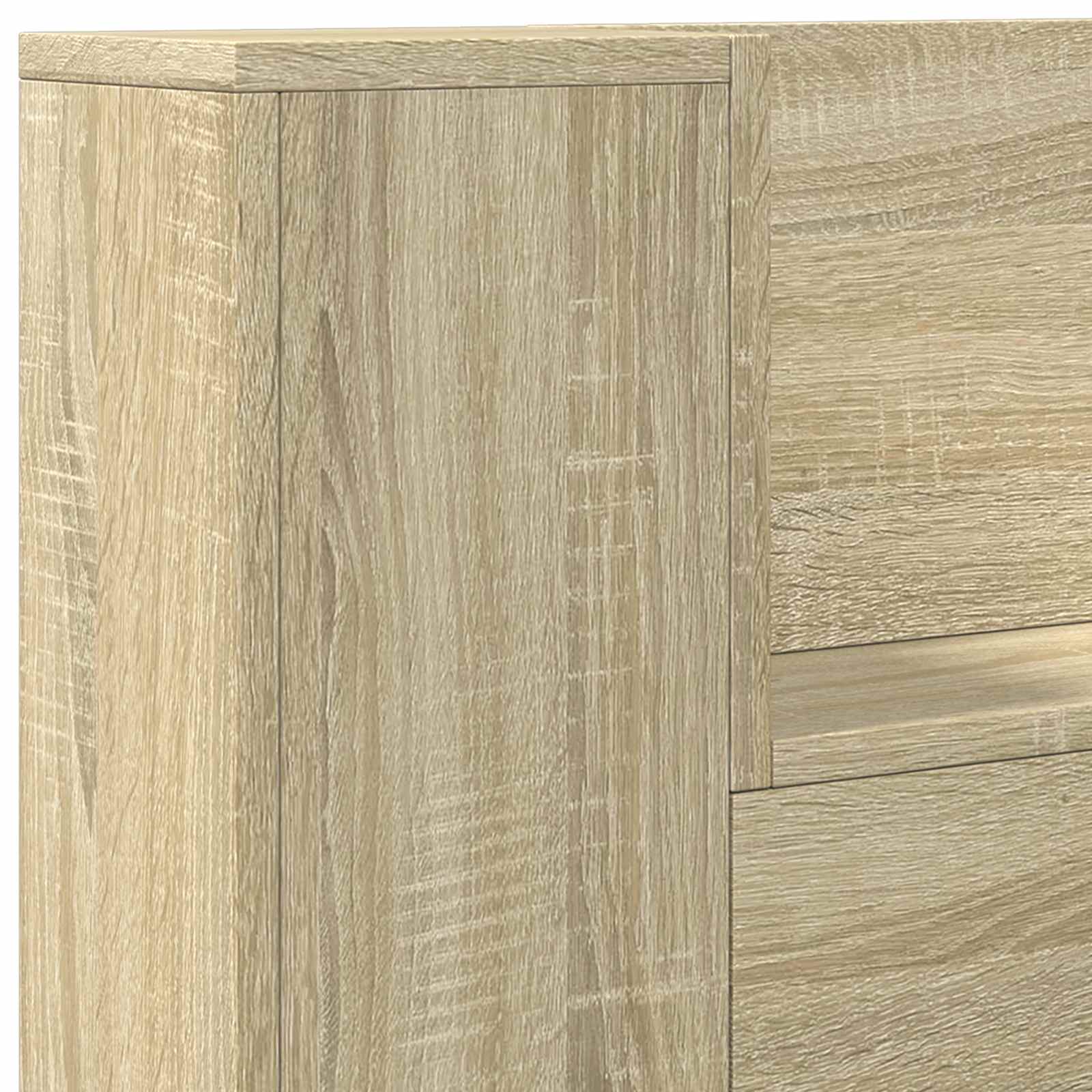 Hovedgærde Sonoma Eg 100 X 16,5 X 103,5 Cm Konstrueret Træ - Billede 8