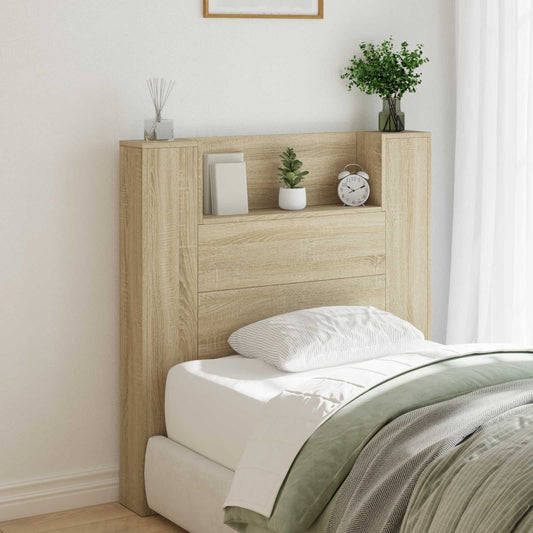 Hovedgærde Sonoma Eg 100 X 16,5 X 103,5 Cm Konstrueret Træ - Hovedbillede