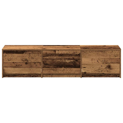 Tv-bord Med Led 165 X 34 X 40 Cm Konstrueret Træ - Billede 7